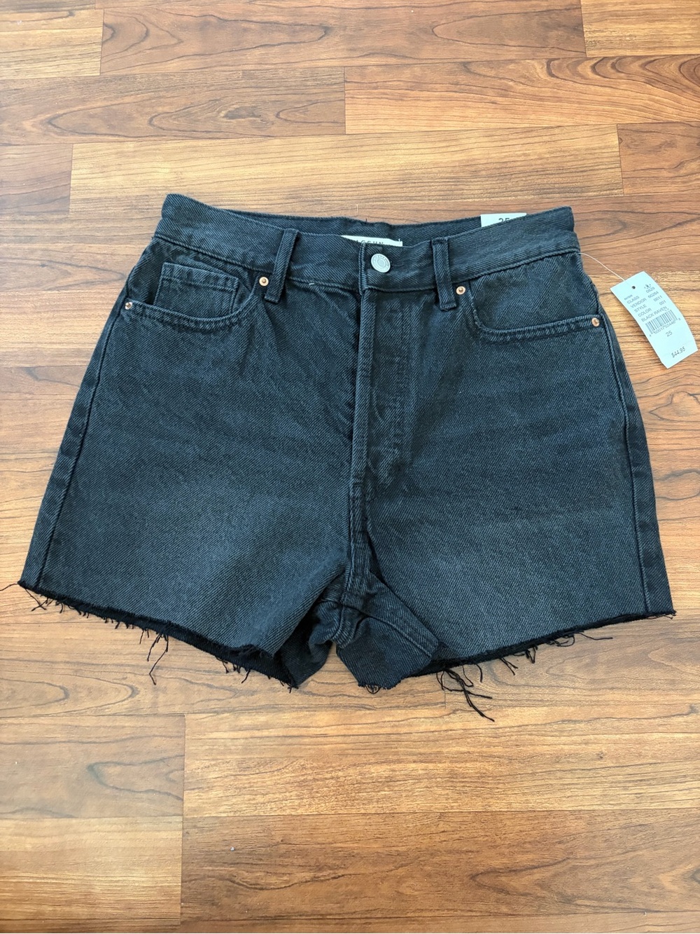 PacSun 90’s Girlfriend Black High-Rise Jean Shorts